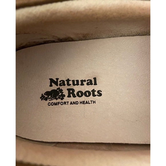 Roots Tan Leather Slip Ons - Picture 3 of 4